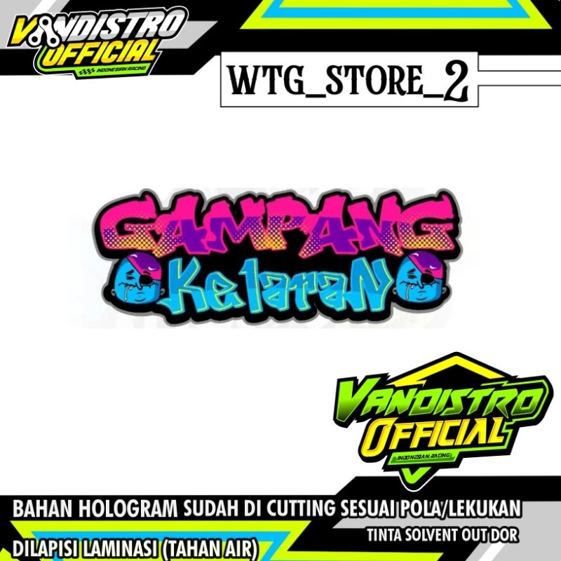 

stiker GAMPANG KELARAN GLOSSY