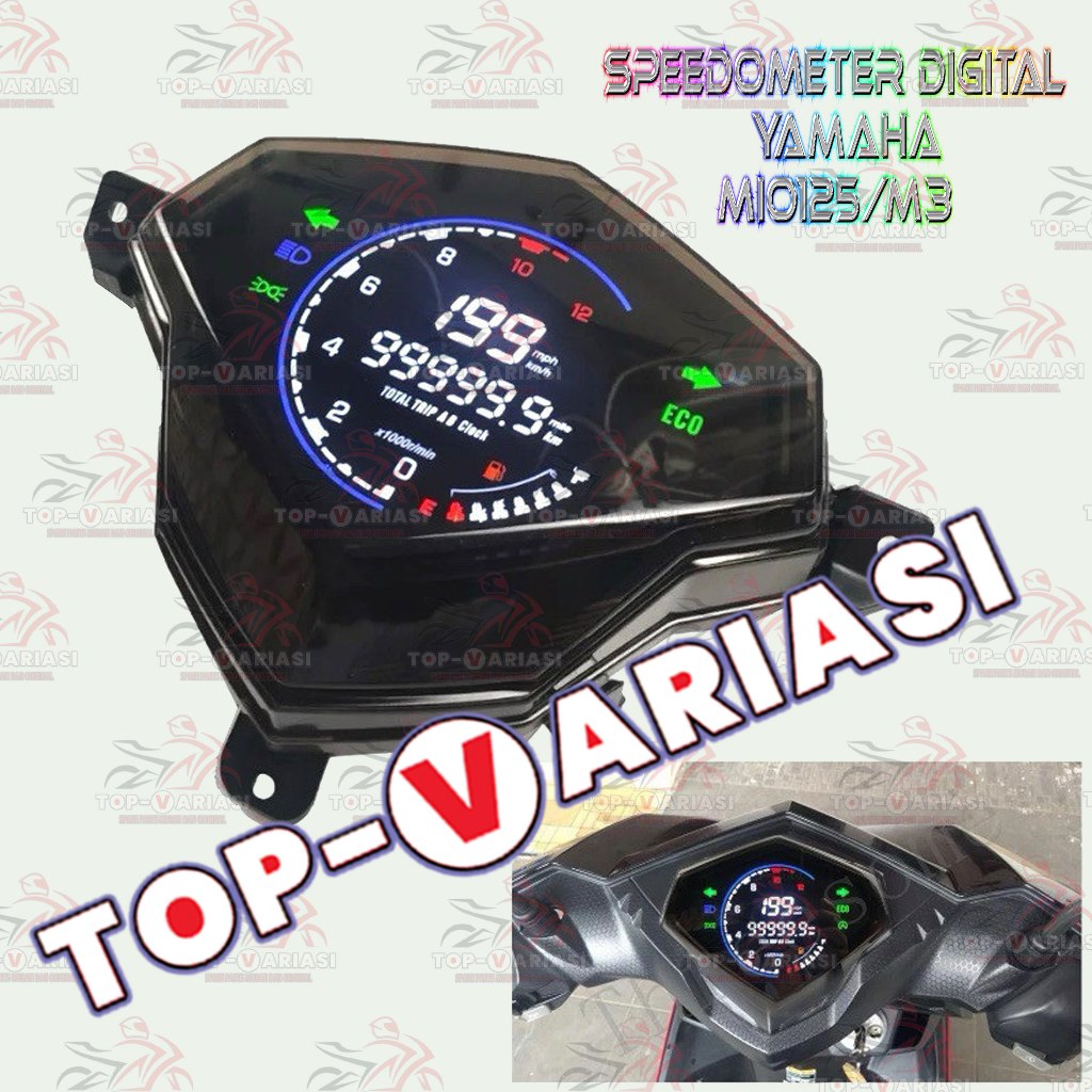 SPEEDOMETER VIXION/SEEDOMETER SEMUA MOTOR/Speedometer Digital LED YAMAHA MIO 110 / 125 / M3/SPEEDOME