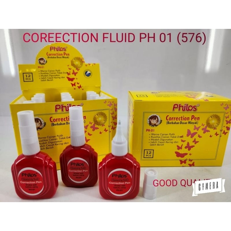 

PH-01 Correction Pen Plastik Tip Philos / KE-01 Kenko