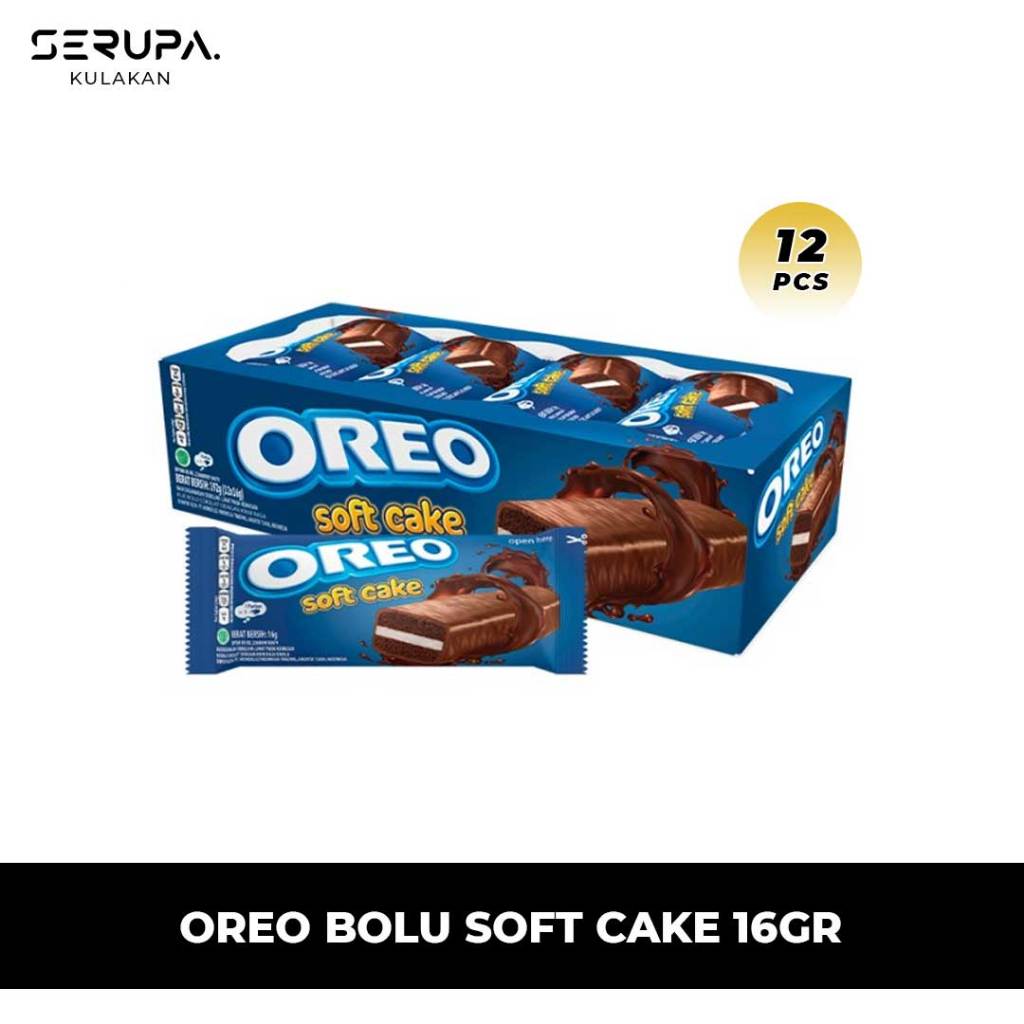

Oreo Soft Cake Bolu 12 pcs x 16 gr
