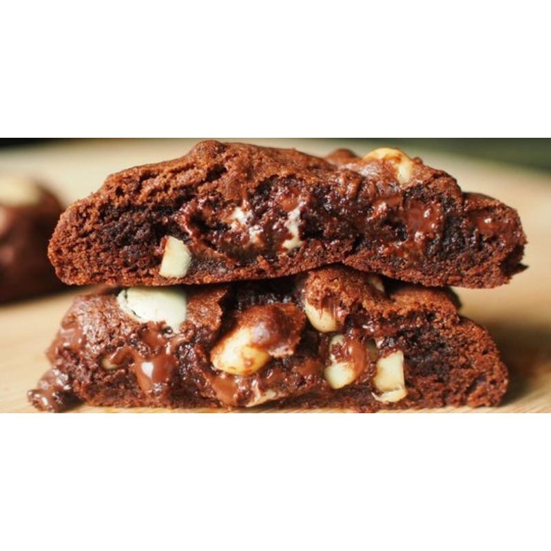 

Soft Cookies Red Velvet Coklat, Red Velvet Keju, Coklat, Coklat Keju (Pesan rasa lewat catatan pemesanan)