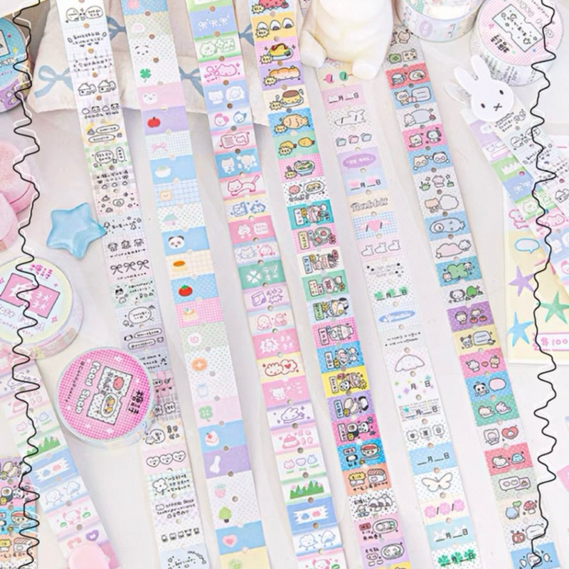 

sticker roll mini isi 300pcs dekorasi journal readystock B2301