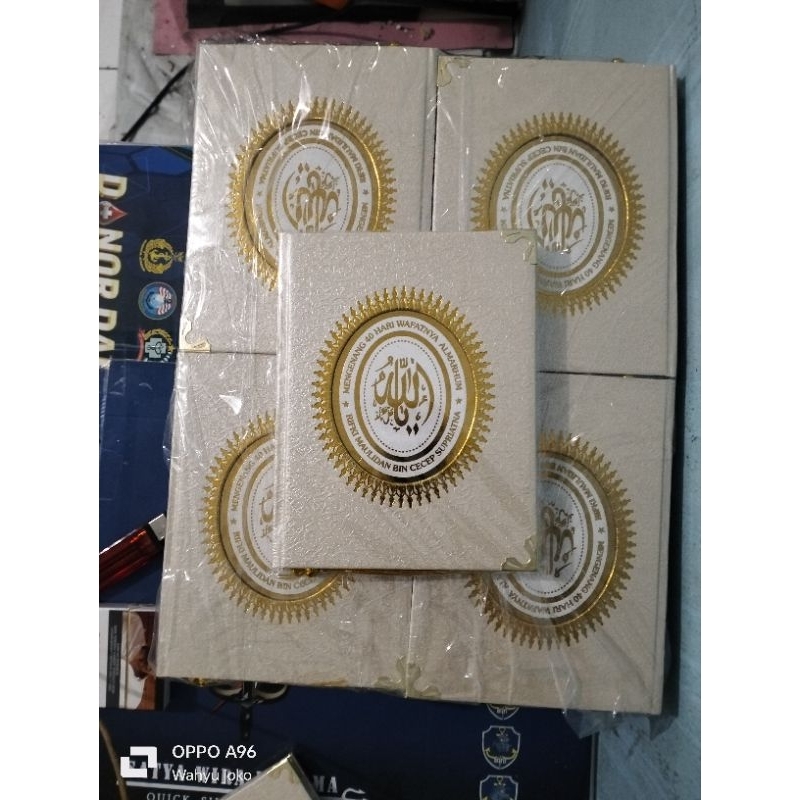 buku yasin dan tahlil model matahari nama lingkar