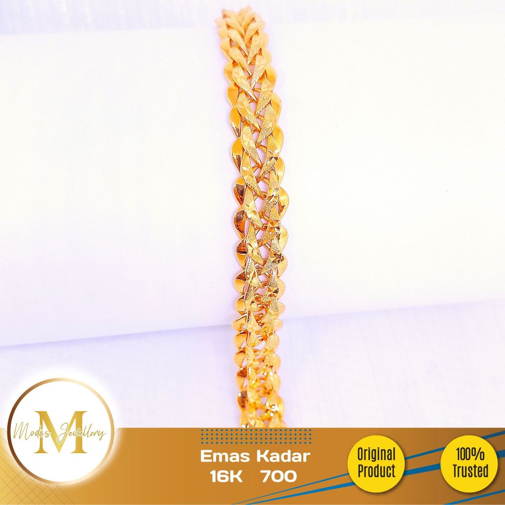 MODIS JEWELLERY - Gelang Sisik Naga Genesis Kuning - Emas 16k  700