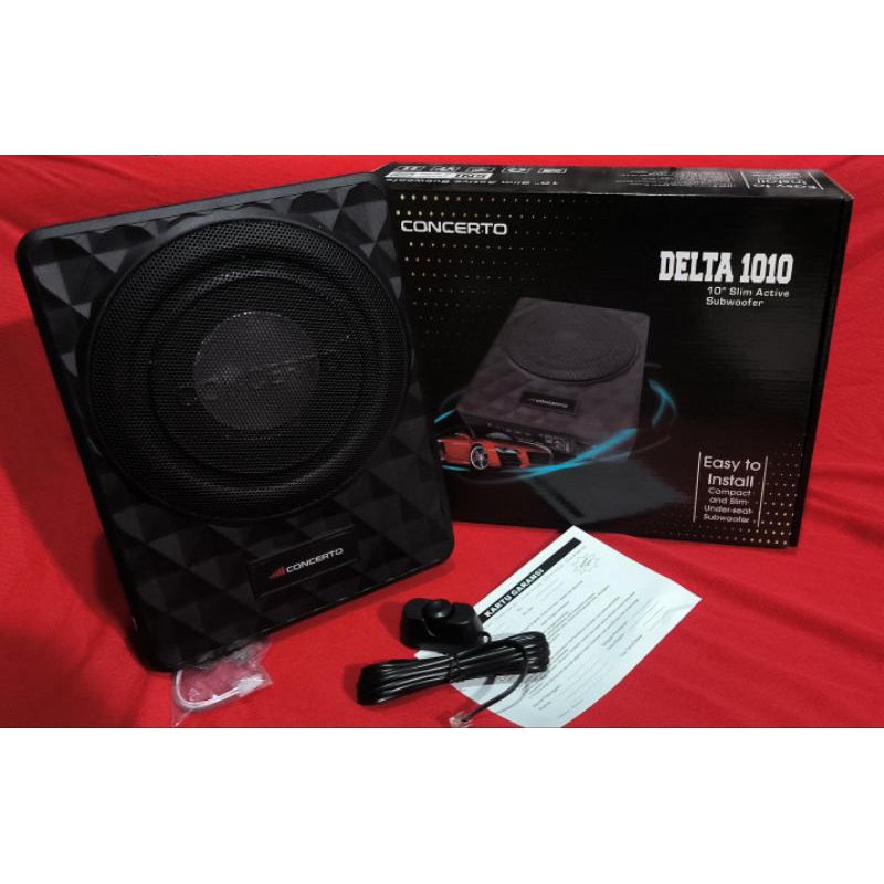 Subwoofer Kolong Aktif Concerto Delta 1010 - 10 inch Aktif Subwoofer Kolong