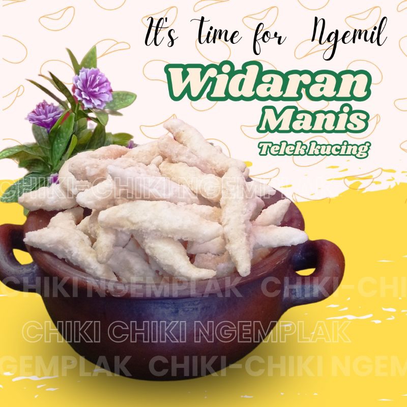 

widaran manis / kue widaran manis /telek kucing