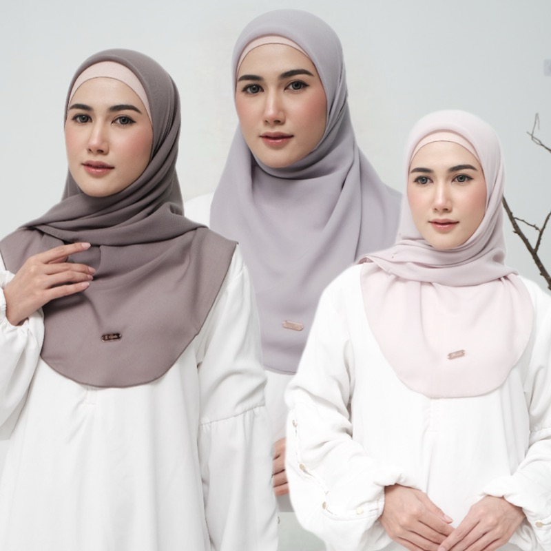 Hijab Segi Empat Oval Malaysia / Hijab Oval Malay Plain Square