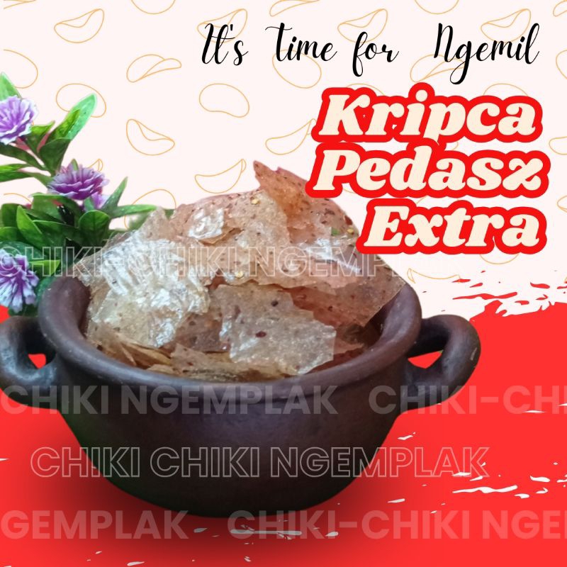 

kripca kripik kaca original/ pedas gurih daun jeruk /extra pedas daun jeruk 100gr 250gr 500gr
