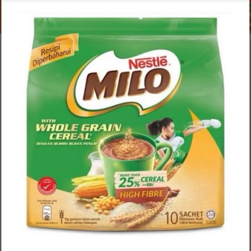 

Milo Whole Grain cereal Malaysia sachet