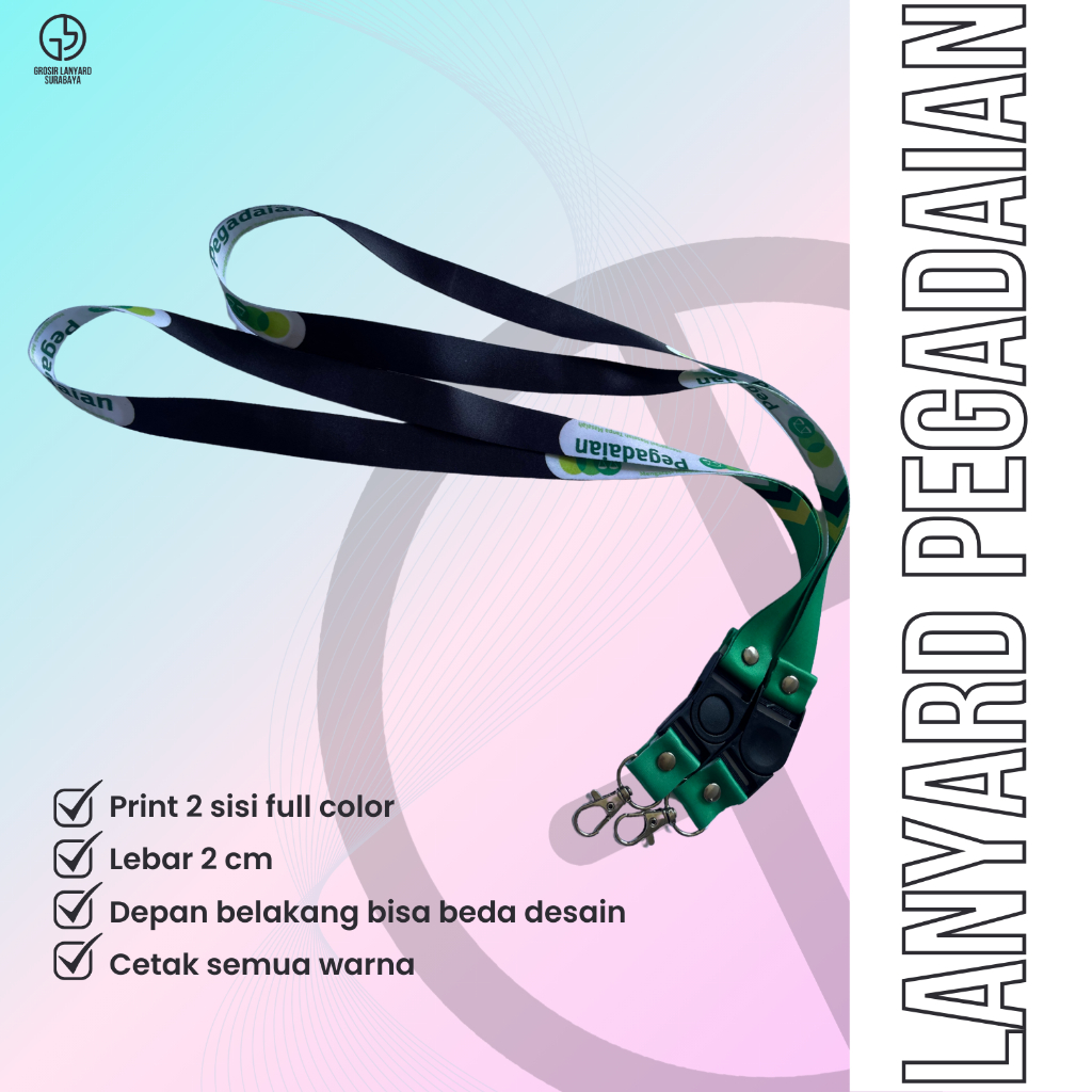 LANYARD TALI ID CARD PEGADAIAN