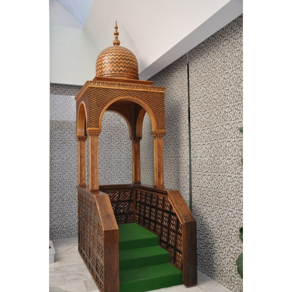 Meja Ceramah Lesehan Kayu Jati [ Pesisir Selatan ] Podium Lesehan Kayu Jati | Meja Ceramah Serbaguna