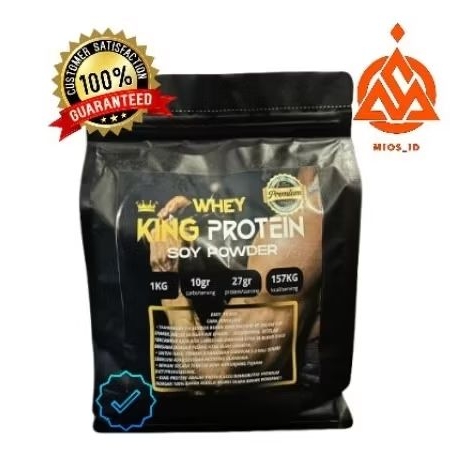 

Whey King Protein 1kg Kedelai Murni 100% New Product Original