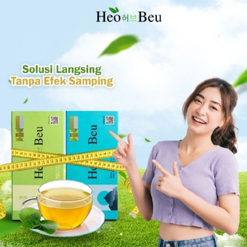 

1 paket HEO BEU SLIMMING TEA KOREA DAY & NIGHT/TEH PELANGSING ORIGINAL TEH SIANG D...