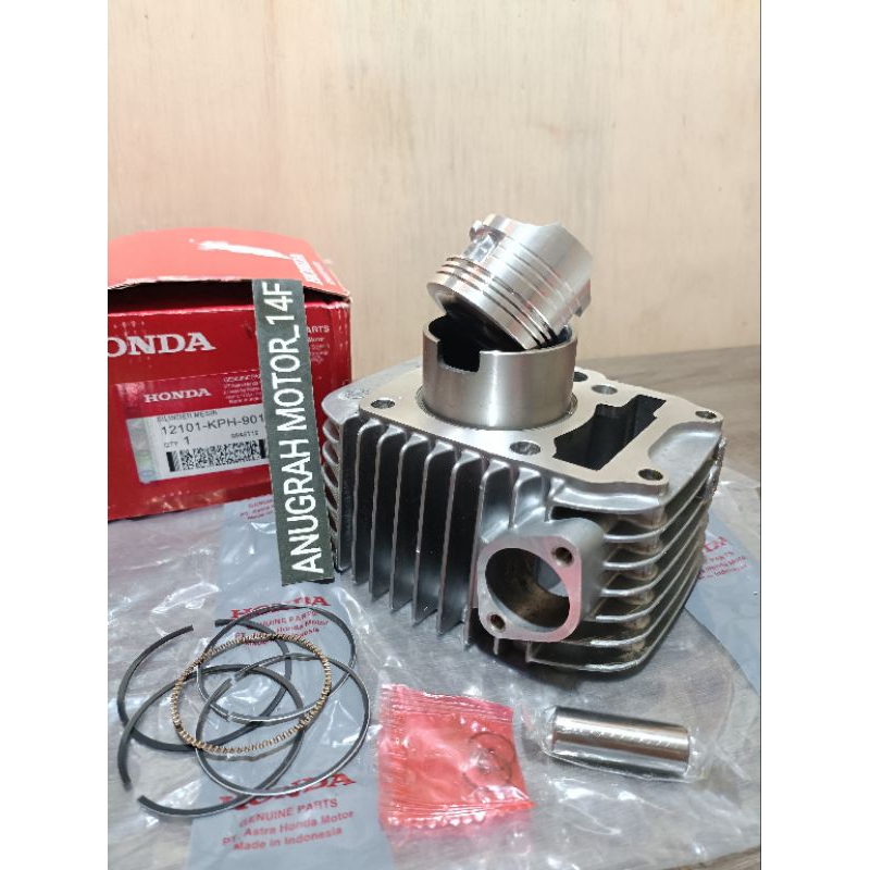 BLOK SEHER + PISTON HONDA SUPRA X 125 LAMA KPH