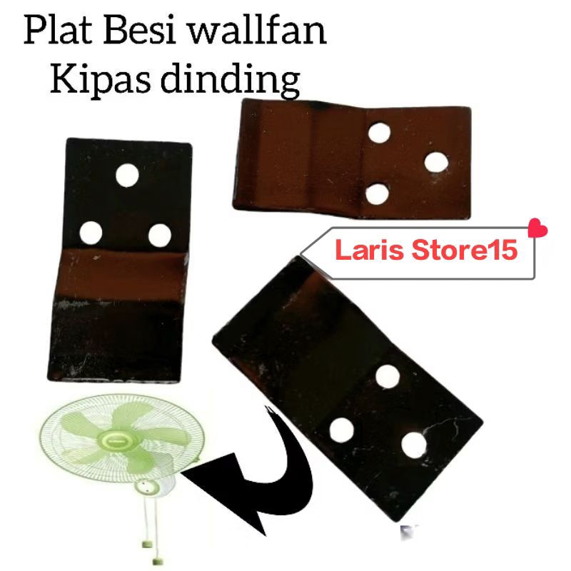 BRAKET PLAT BESI BESAR UNTUK KIPAS ANGIN DINDING WALLFAN MULTI COSMOS MIYAKO