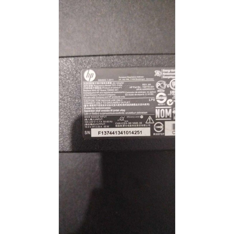 charger HP copotan original