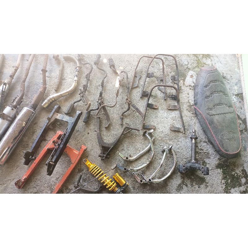 bostep depan mesin honda astrea grand original lepasan motor