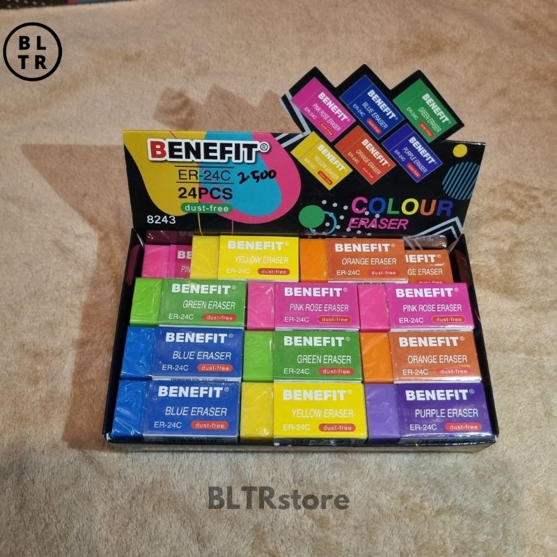 

PCS//PENGHAPUS BENEFIT WARNA/PENGHAPUS BENEFIT PUTIH/ER24C,ER40C,ER24W,ER40W/PENGHAPUS SEKOLAH/NEW ORIGINAL