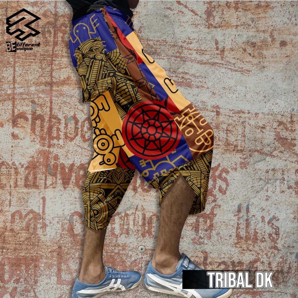 Harem Pants / Celana Harem Casual Pria Wanita Motif Fullprint Tribal DK