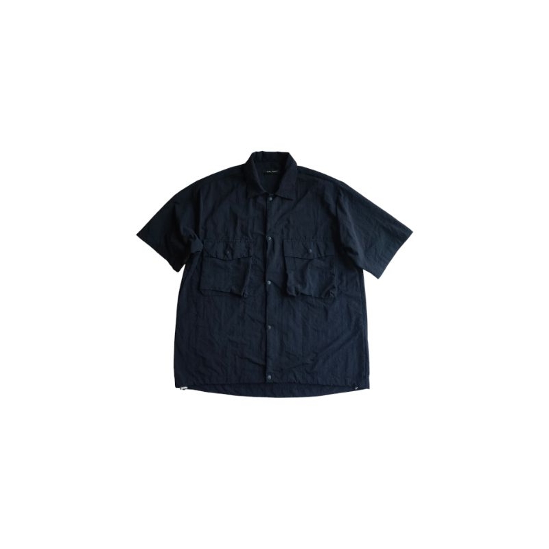 Fun.da.mentalist Nylon Shirt Oversize Big Double Pocket