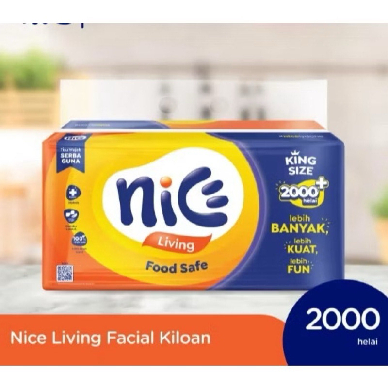 Tissue Nice Facial 1000 gr / 2000 sheet