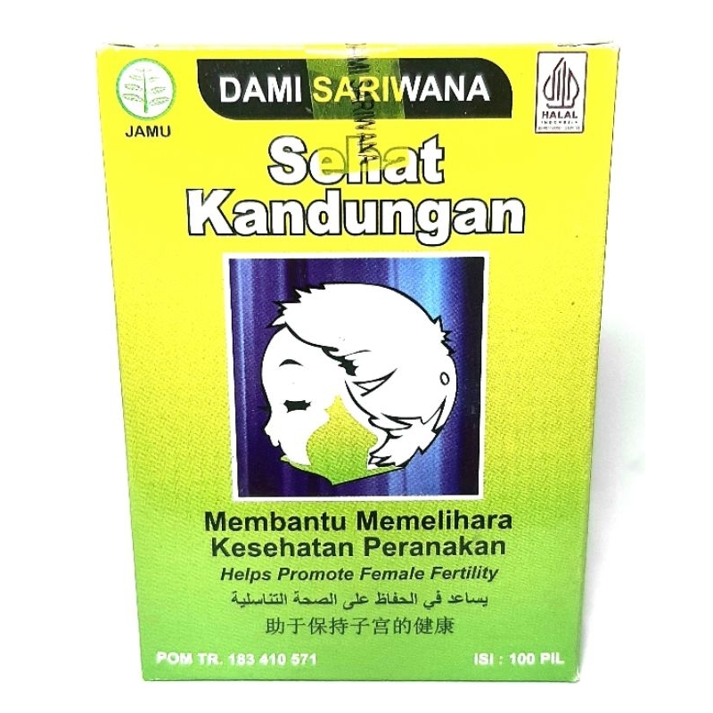 

Jamu Sehat Kandungan Dami Sariwana isi 100pill.