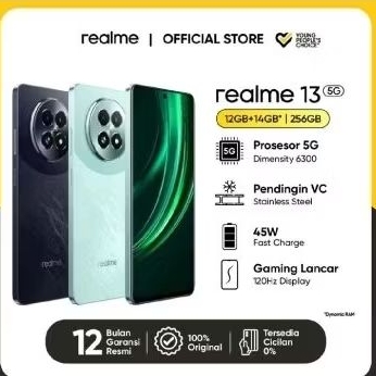 Realme 13 5G NFC 12/256GB - Garansi Resmi