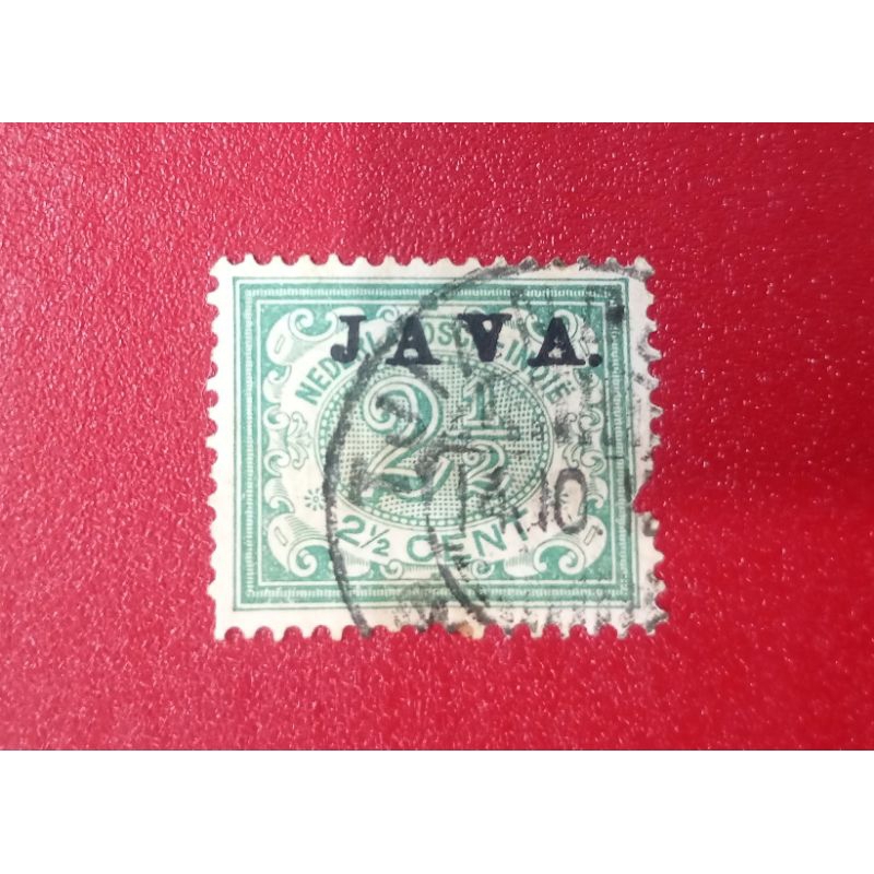 

PRANGKO NED INDIE VARIASI CT JAVA DIBAGIAN ATAS NOMINAL 2½ CENT 1908