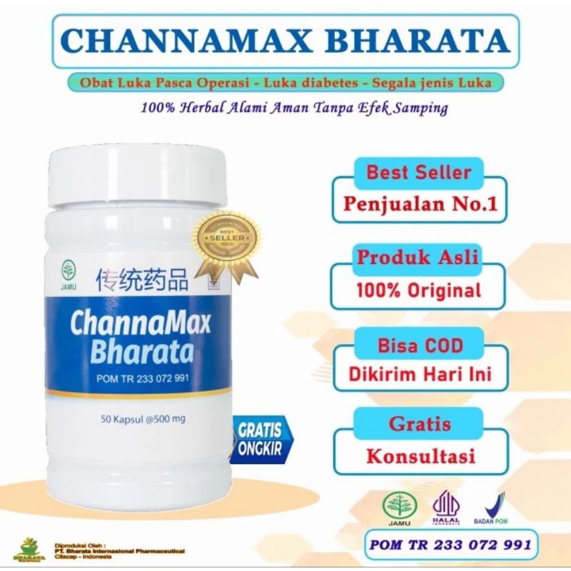 Channamax Asli - Channamax Original Obat Luka Pasca Operasi Diabetes Ampuh Herbal