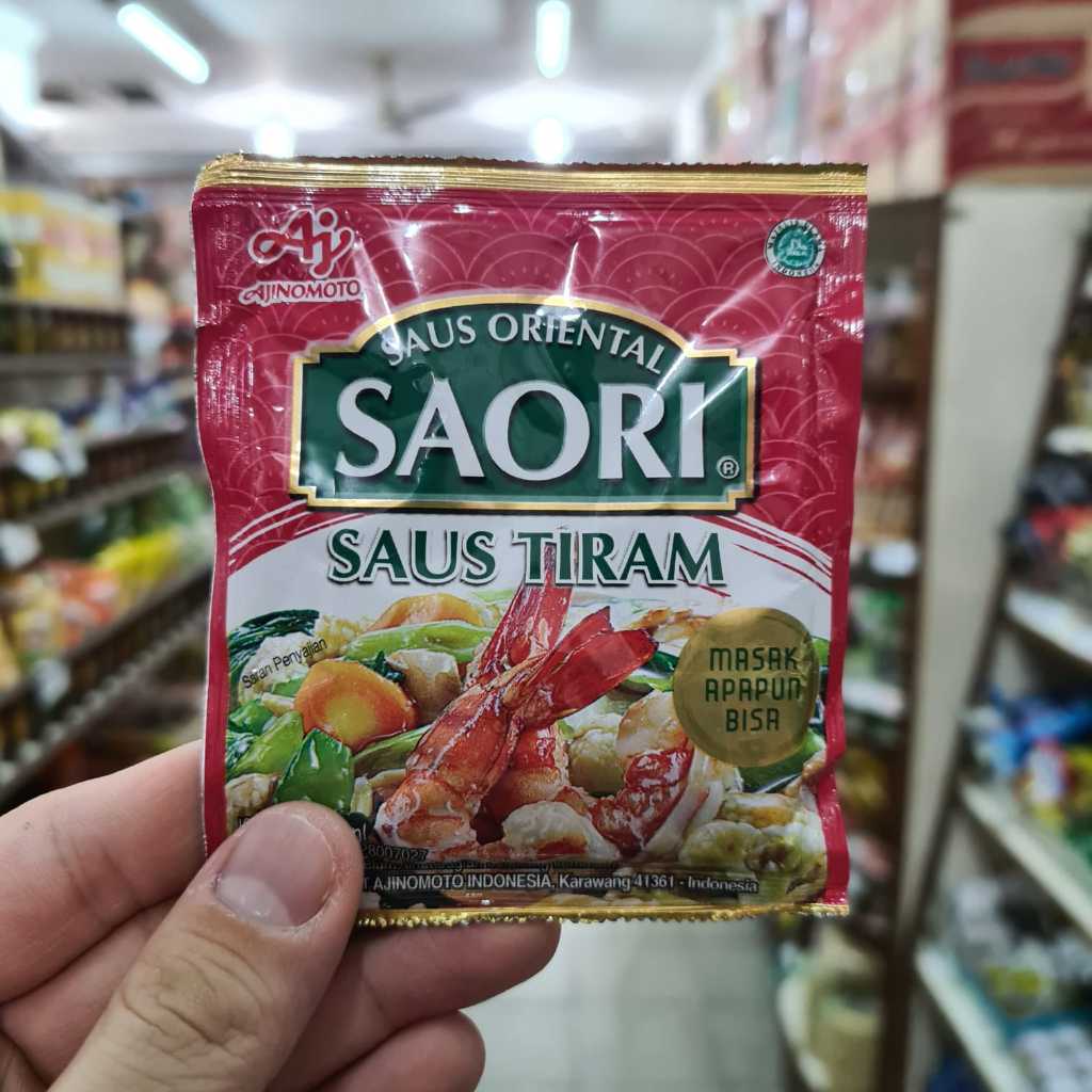 

AJINOMOTO SAUS ORIENTAL SAORI SAUS TIRAM SACHET 25 ml