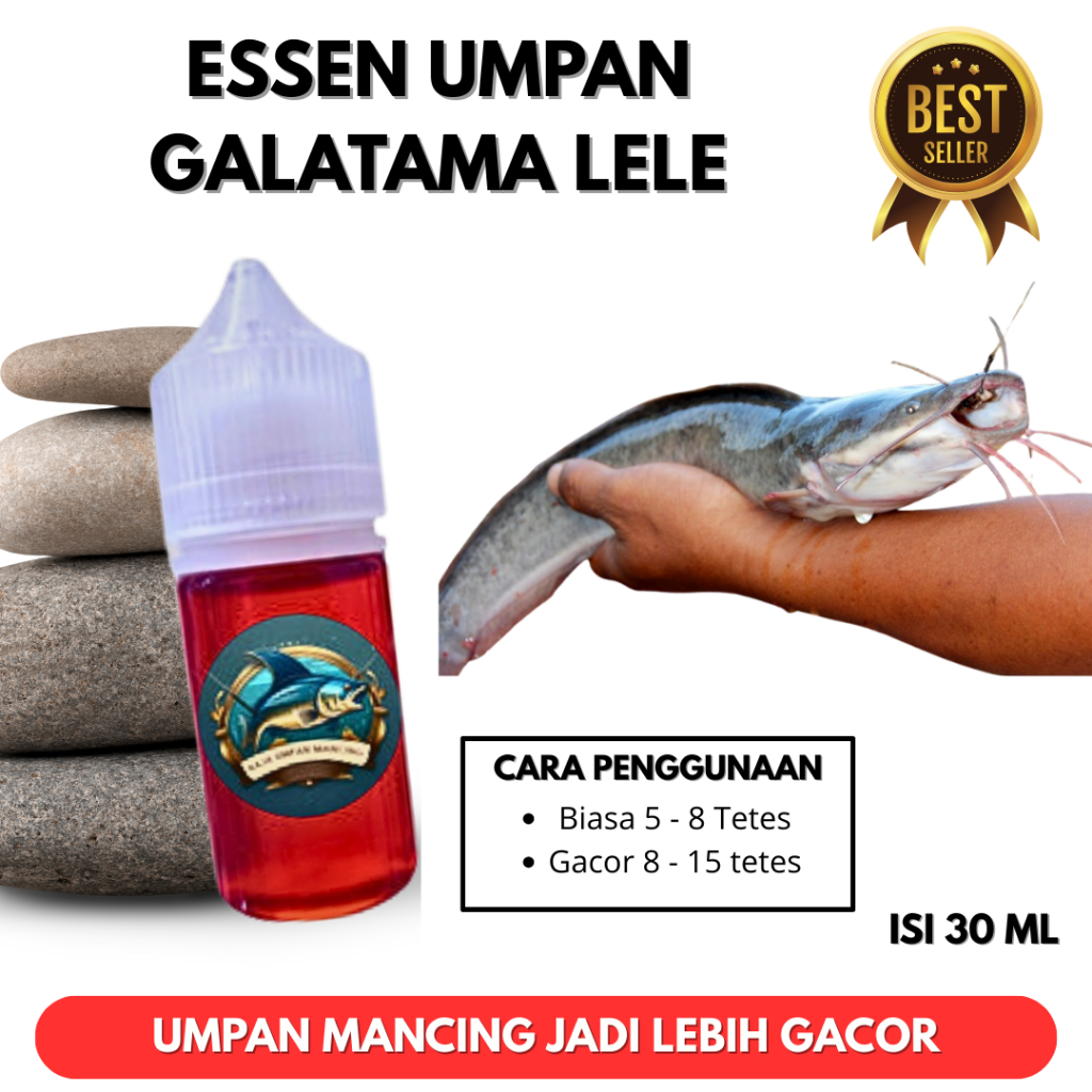 Essen Umpan Galatama Lele Media Jangkrik Isi 30 Ml - RAJA UMPAN MANCING