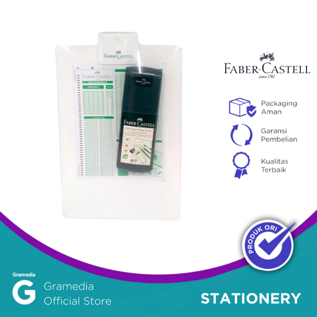 

FABER PAKET UJIAN ACRYLIC 119058