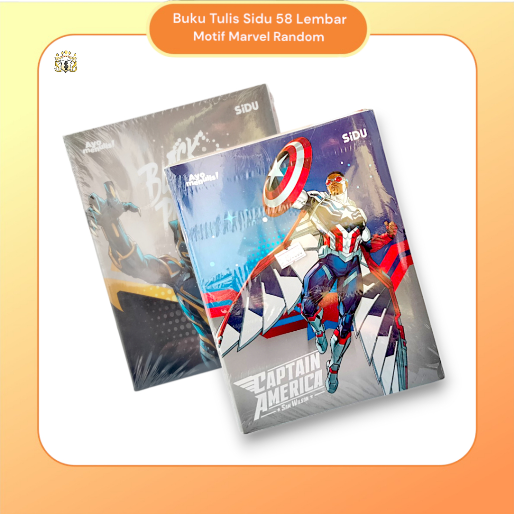 

[ 1 Pack ] Buku Tulis Sidu Motiv Marvel Random Isi 50 Lembar / Buku Tulis Sekolah