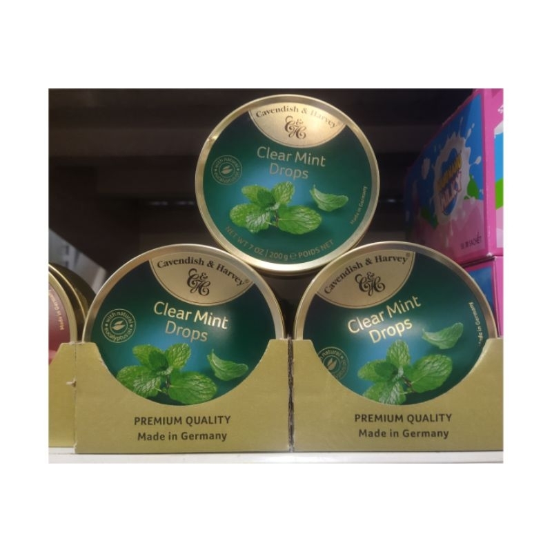 

PERMEN CAVENDISH & HARLEY CLEAR MINT 200GR ISI 2 PCS