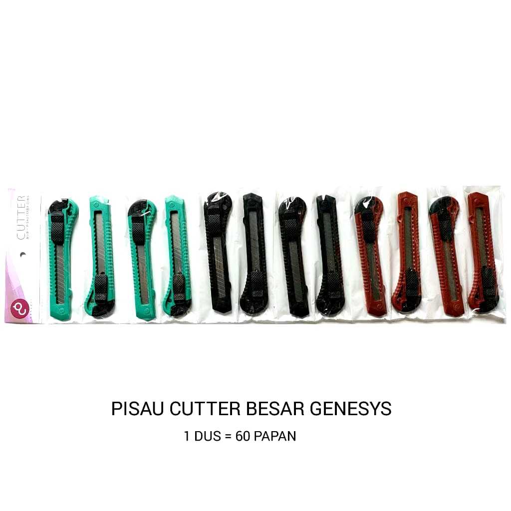 

Pisau Cutter Genesis 1 Renteng / Pisau Cutter
