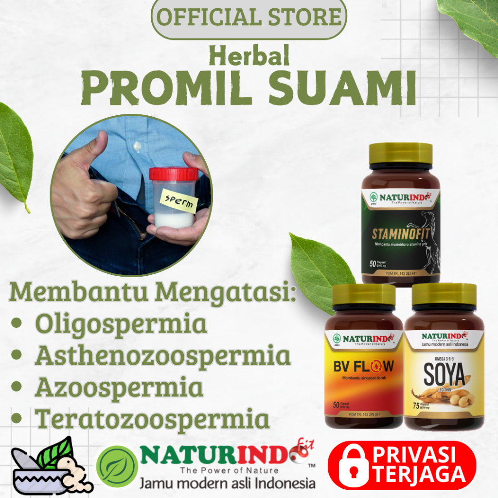 Obat Herbal Kesuburan Suami Oligospermia Asthenozoospermia Azoospermia Teratozoospermia Promil