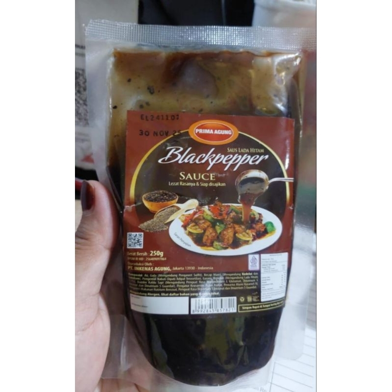 

Prima Agung Saus Blackpaper 250 gr