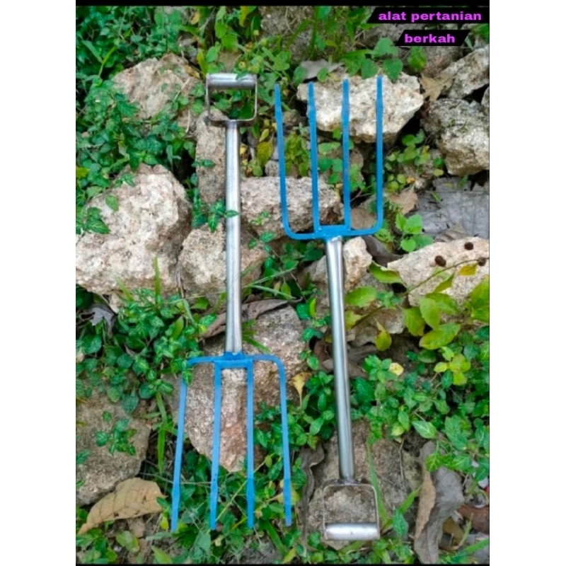 Garbu Tanah/Garpu Injak Tanah Bahan Baja super