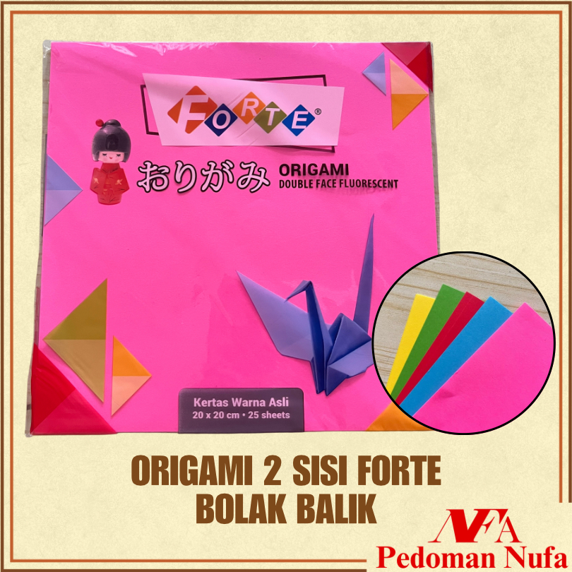 

NUFA FORTE ORIGAMI DOUBLE SHEETS DUA SISI BOLAK BALIK
