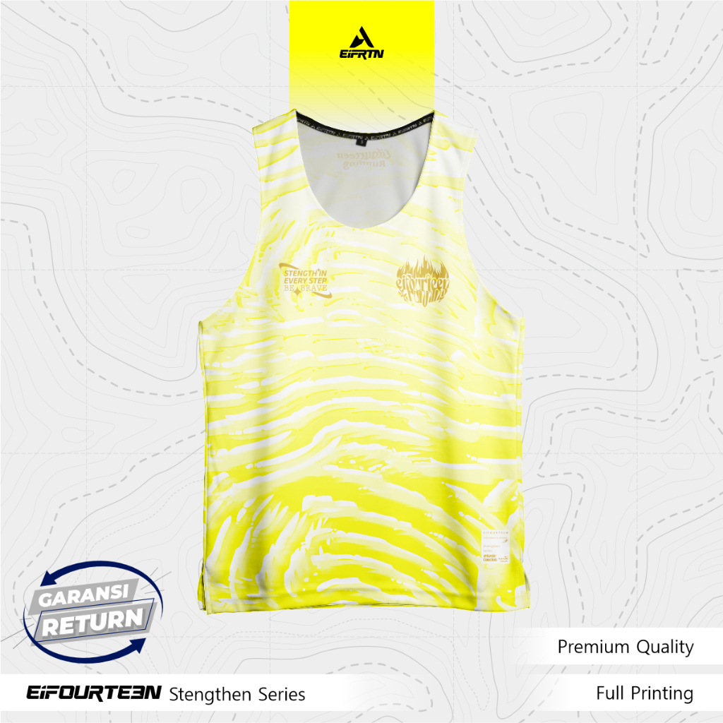 EiFRTN Kaos Singlet Lekbong Olahraga Sport Lari Running Stylish Modis Modern Keren Motif Abstrack Ba