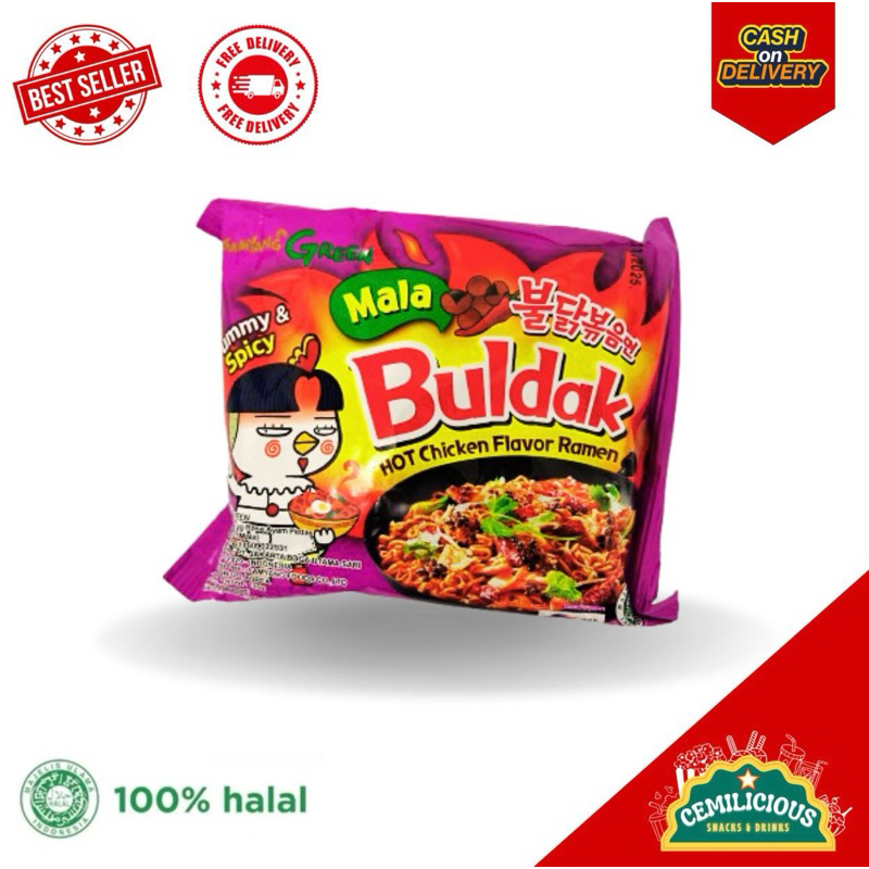 

Samyang Green Mala Hot Chicken Flavor Ramen 135g MiInstan Korea
