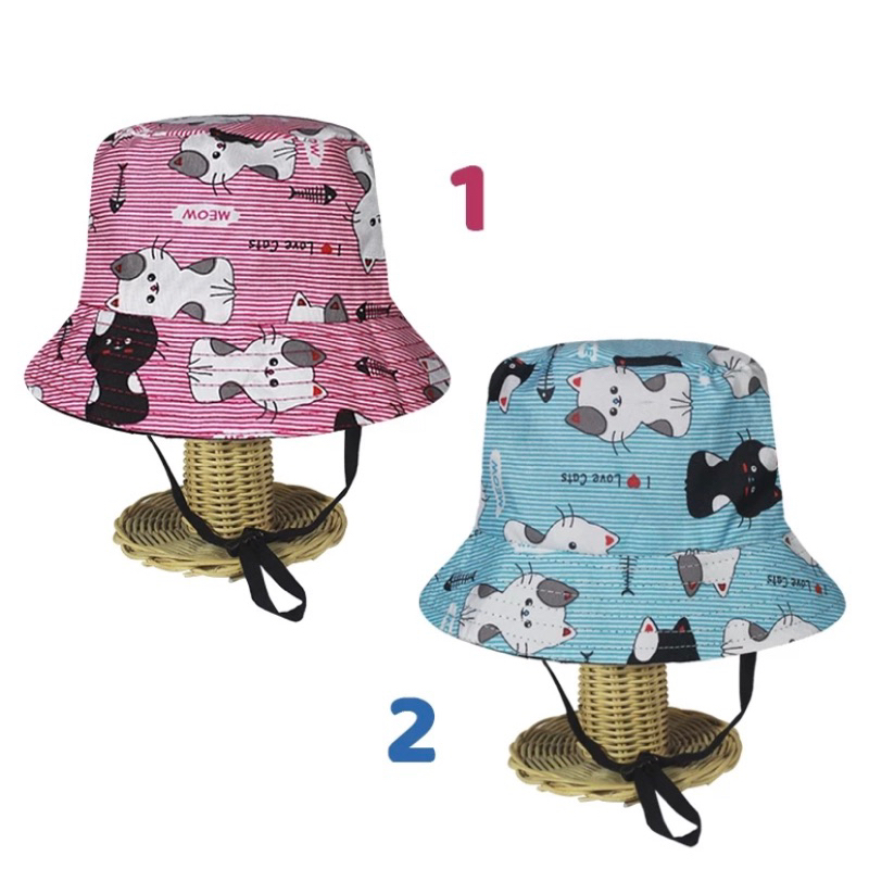 topi tali bucket hat anak