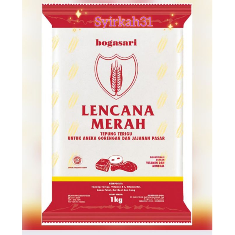 

Terigu Lencana Merah 1kg