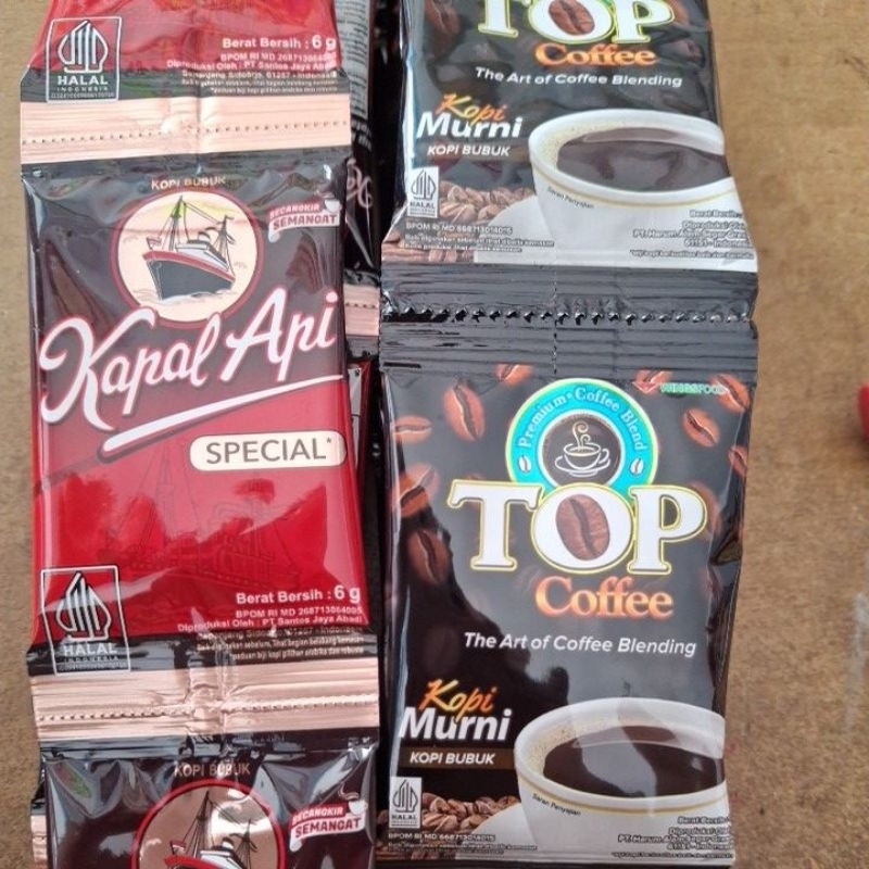 

kapal api / top coffee murni