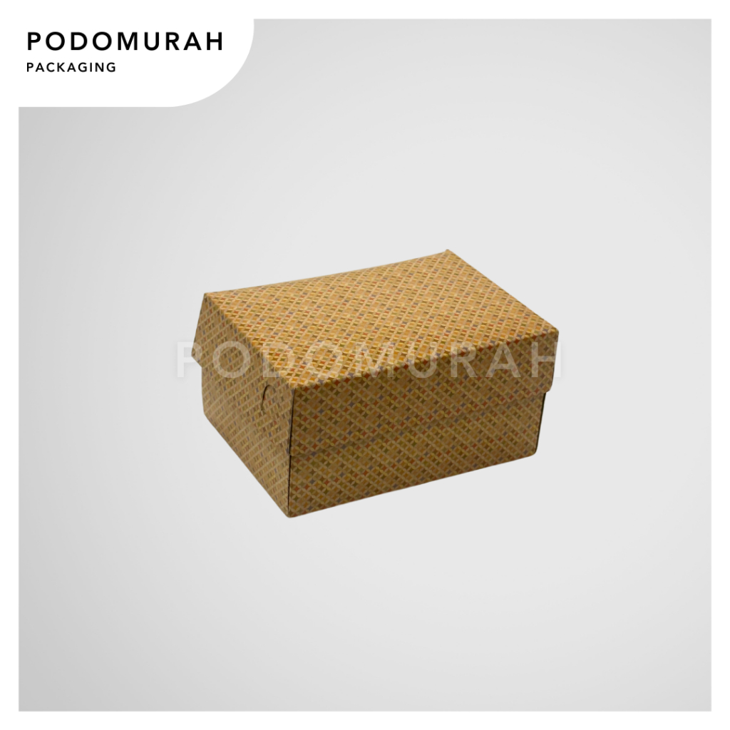 

Dus Aqua T 14x10x7 /Box Makanan Kuning Plaid /Lunch Box /Dus Catering Snack Jajanan /Wadah Makanan