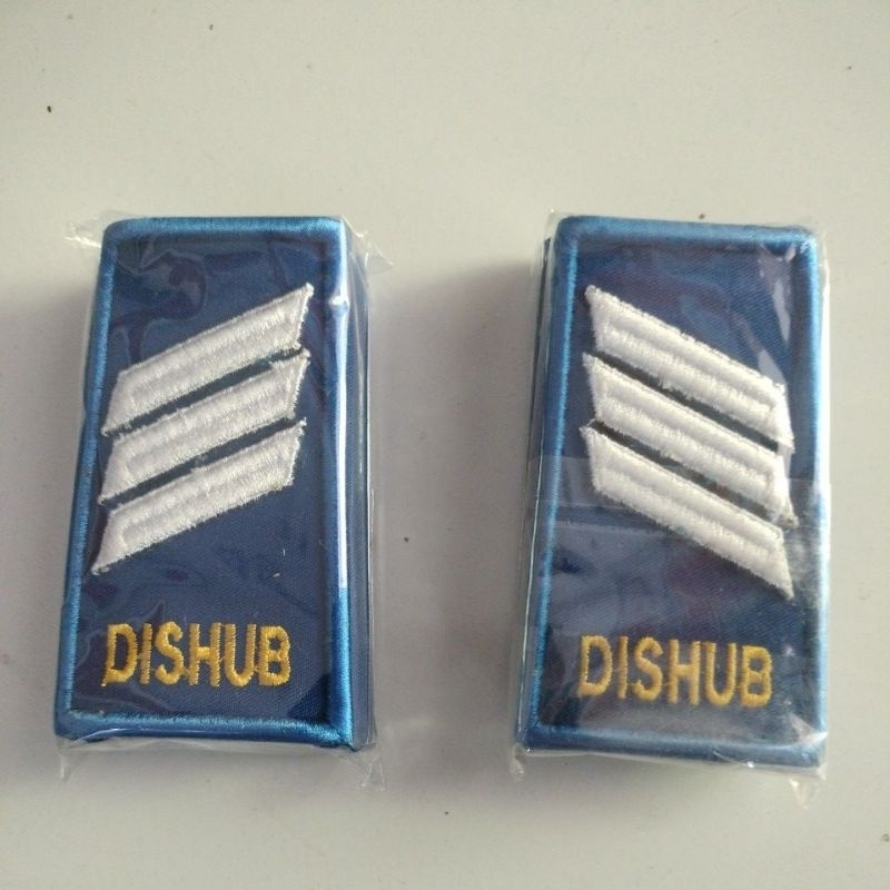 pangkat dishub/tanda pangkat dishub S1,2 Bordir timbul