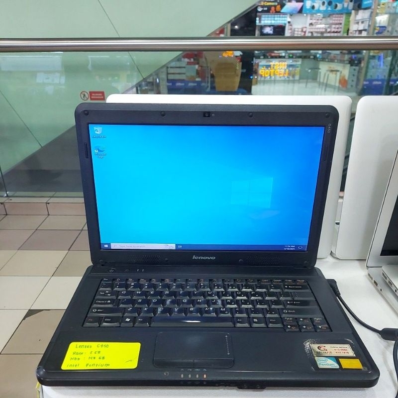 Laptop Lenovo G450 intel pentium T4400 ram 3gb hdd 150gb 595