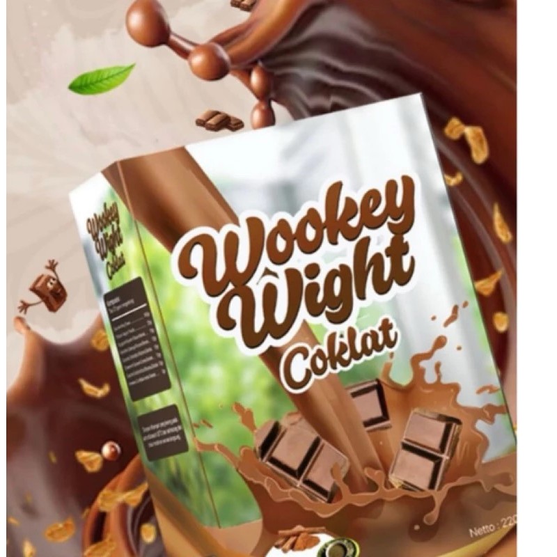 

WOOKEY MURAH!!! 1 BOX Wookey Weight coklat - Susu Penambah Berat Badan 200gr Paket Nutrisi