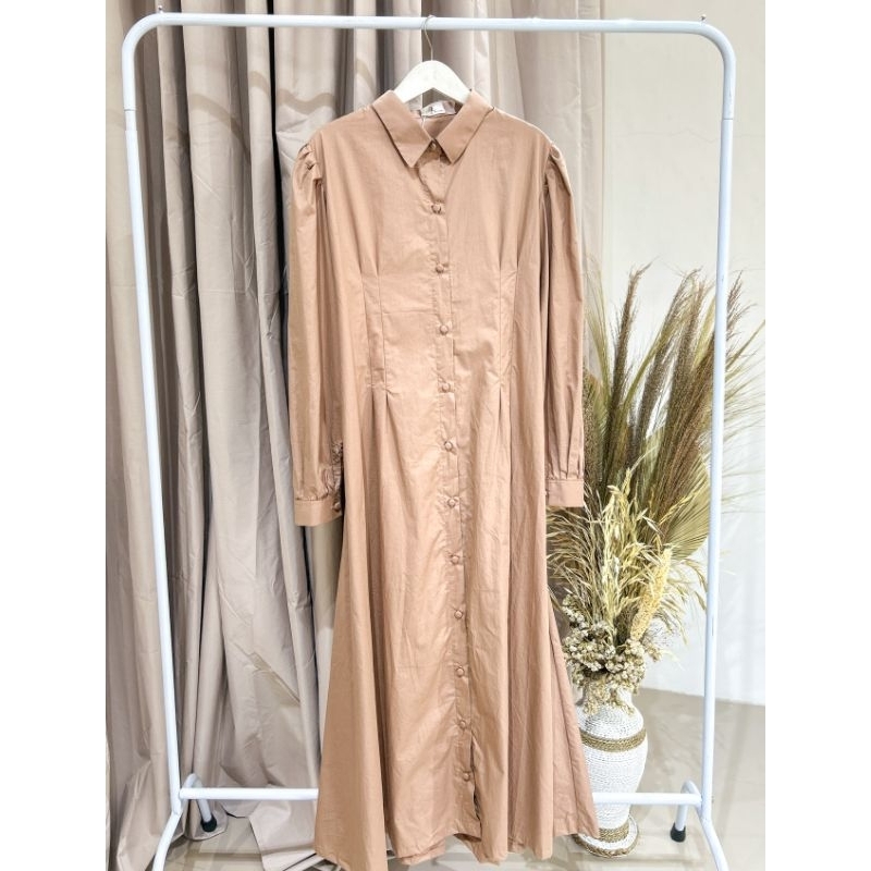 Popy Dress - Dress Wanita Kekinian - Dress Korean Style - Dress Panjang Busui Friendly