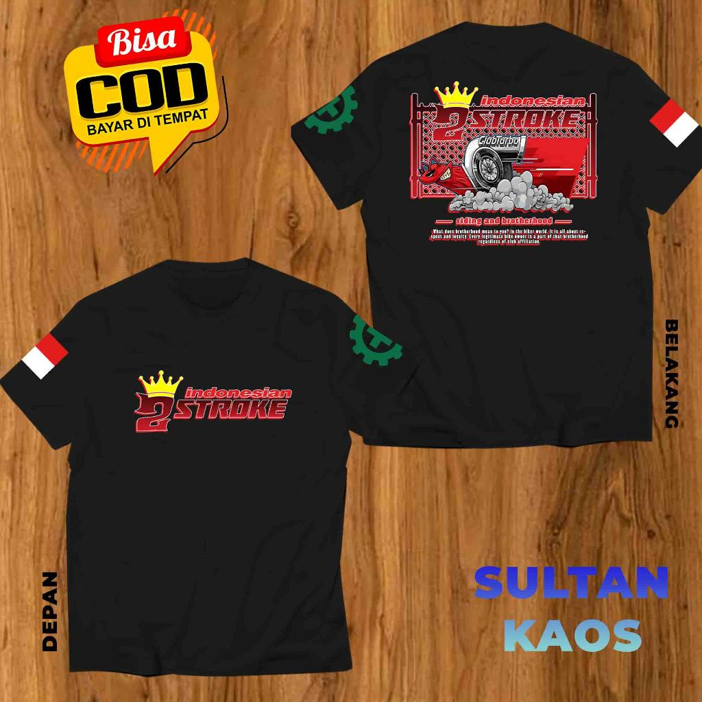 Kaos Racing 2 Tak Indonesia 2 Stroke Speed - Tshirt Distro 2 Stroke Speed Terbaru - Kaos Racing Hell